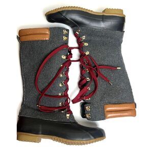 JOIE Demelza Winter Rain Boots in Charcoal Sz. 39 (US 9)